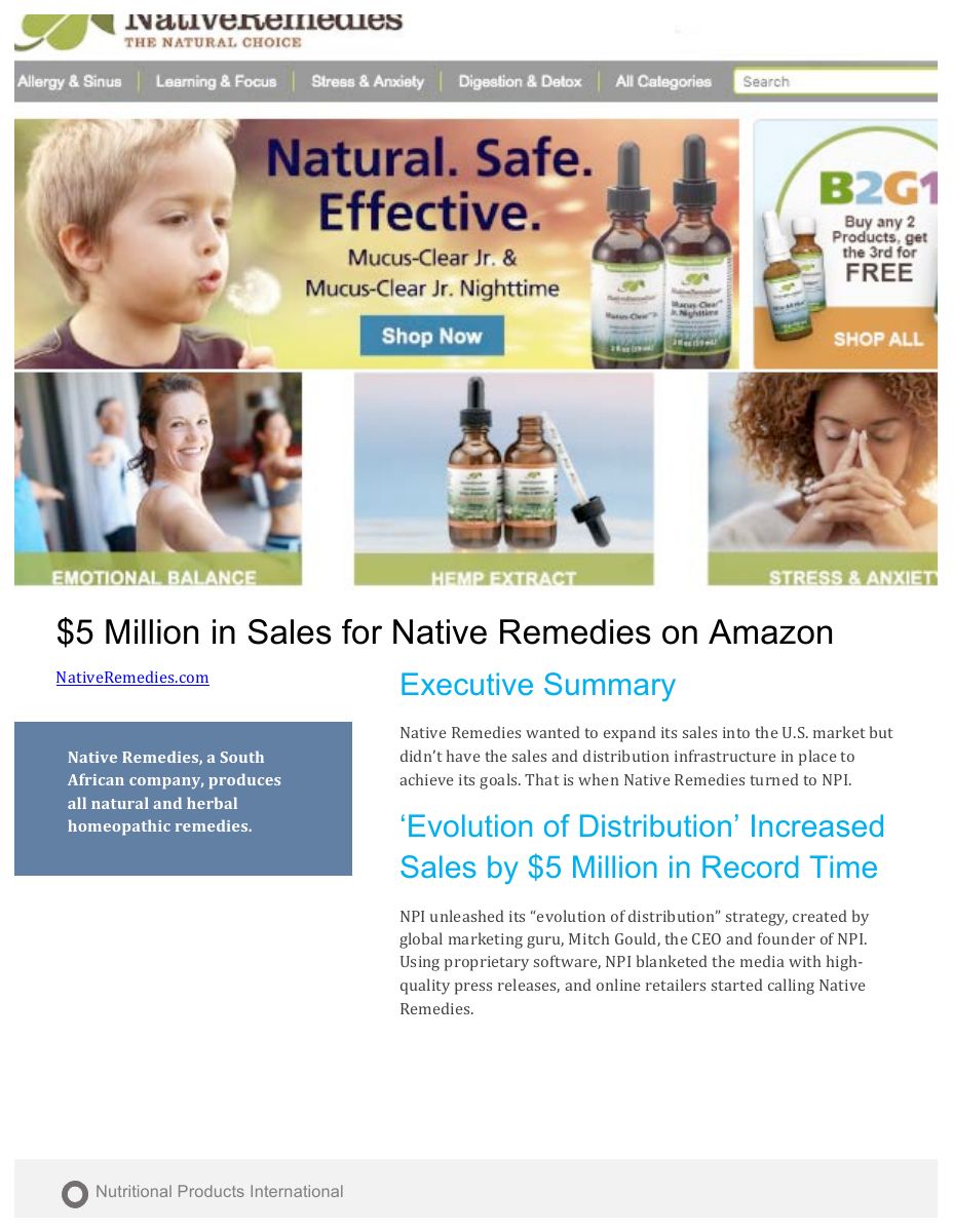 Native Remedies case study