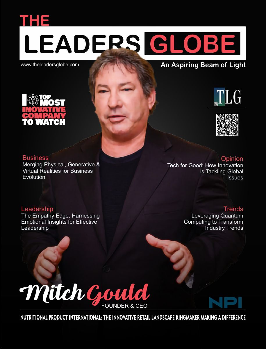 The Leaders Globe cover featuring Mitch Gould